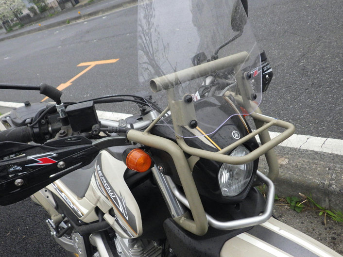 セロー250 DG17Jの転倒車